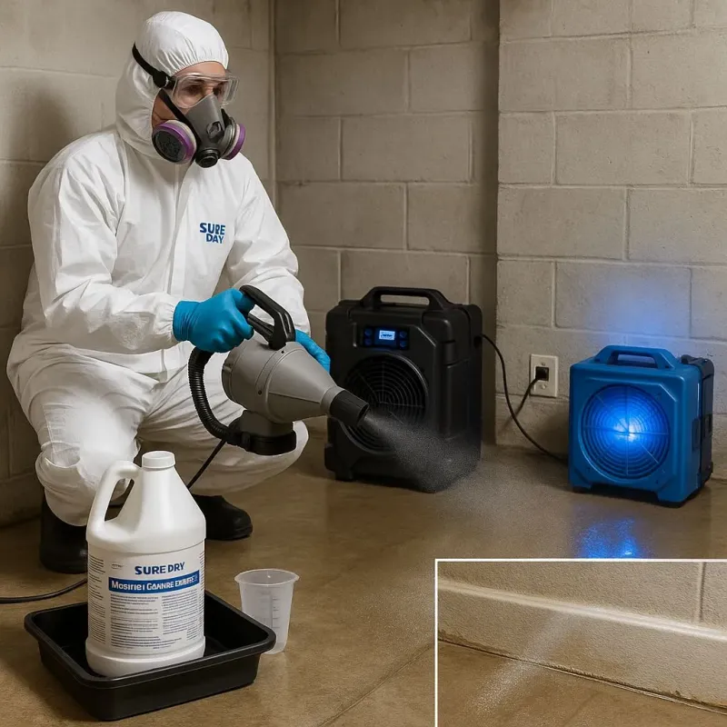 Sanitization and Odor Removal process in Erving, MA