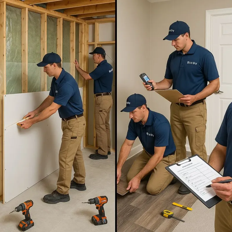 Repairs and Reconstruction process in Erving, MA
